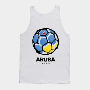 Aruba Football Country Flag Tank Top